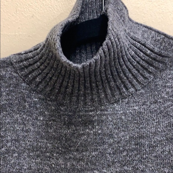 GAP Stripe button Snap Turtleneck long sweater S - Picture 6 of 8